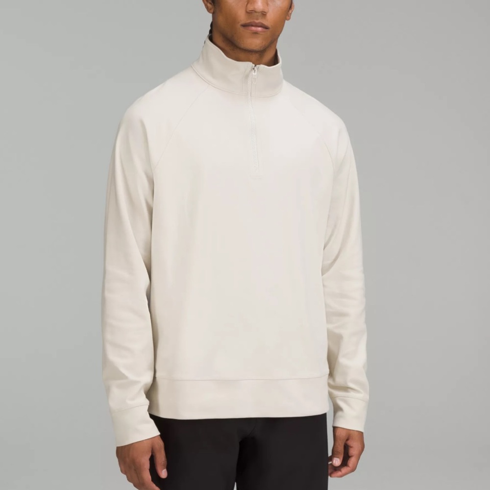 NWT heavyweight crepe half zip lululemon